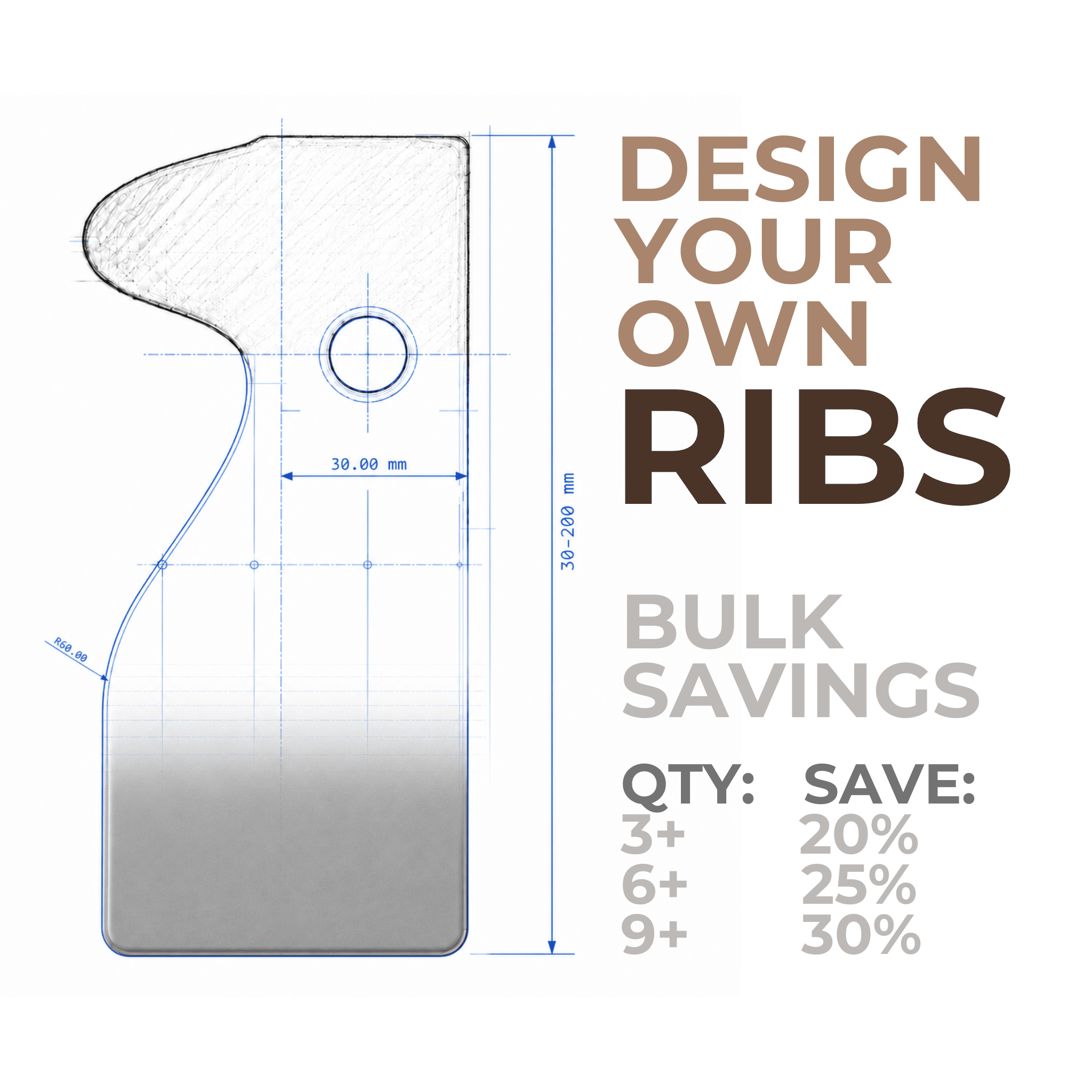 Custom Throwing Rib - Ceramind® Tools