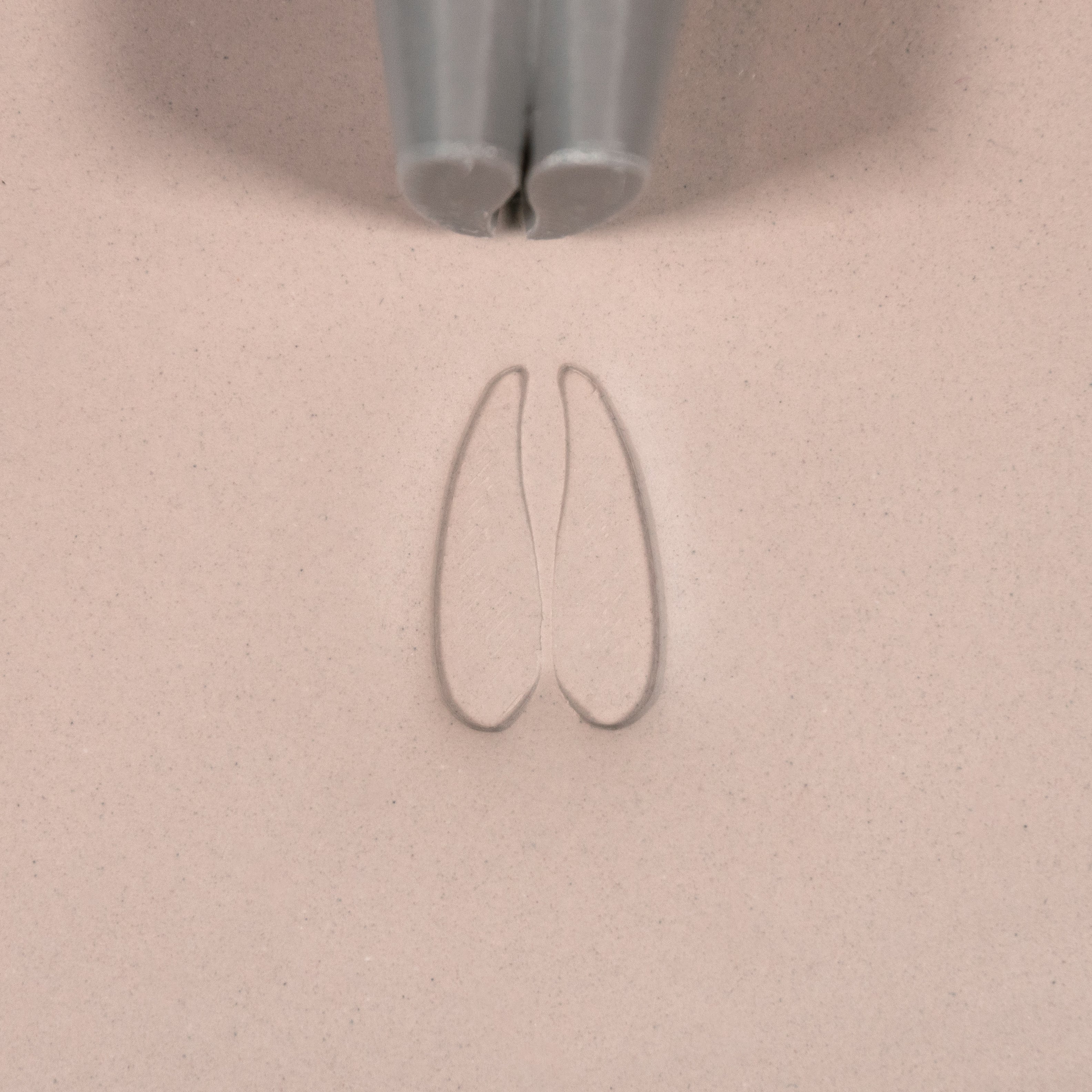 Deer Hoof Stamp - Medium - Style 1 - Ceramind® Tools