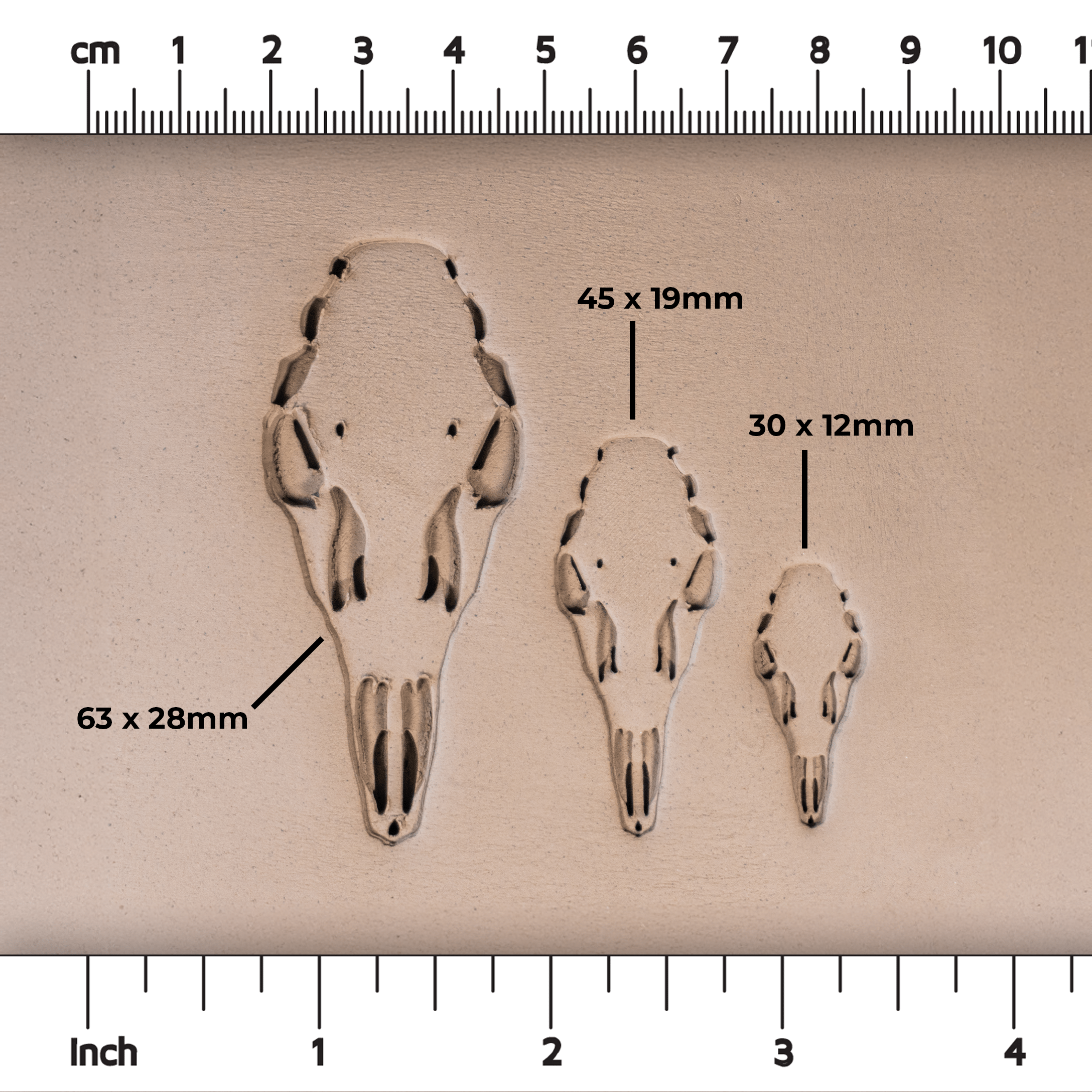 Deer Skull Stamps - Ceramind® Tools