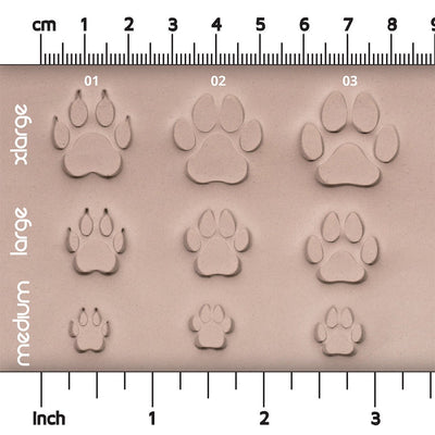Dog Paw Stamps - Ceramind® Tools
