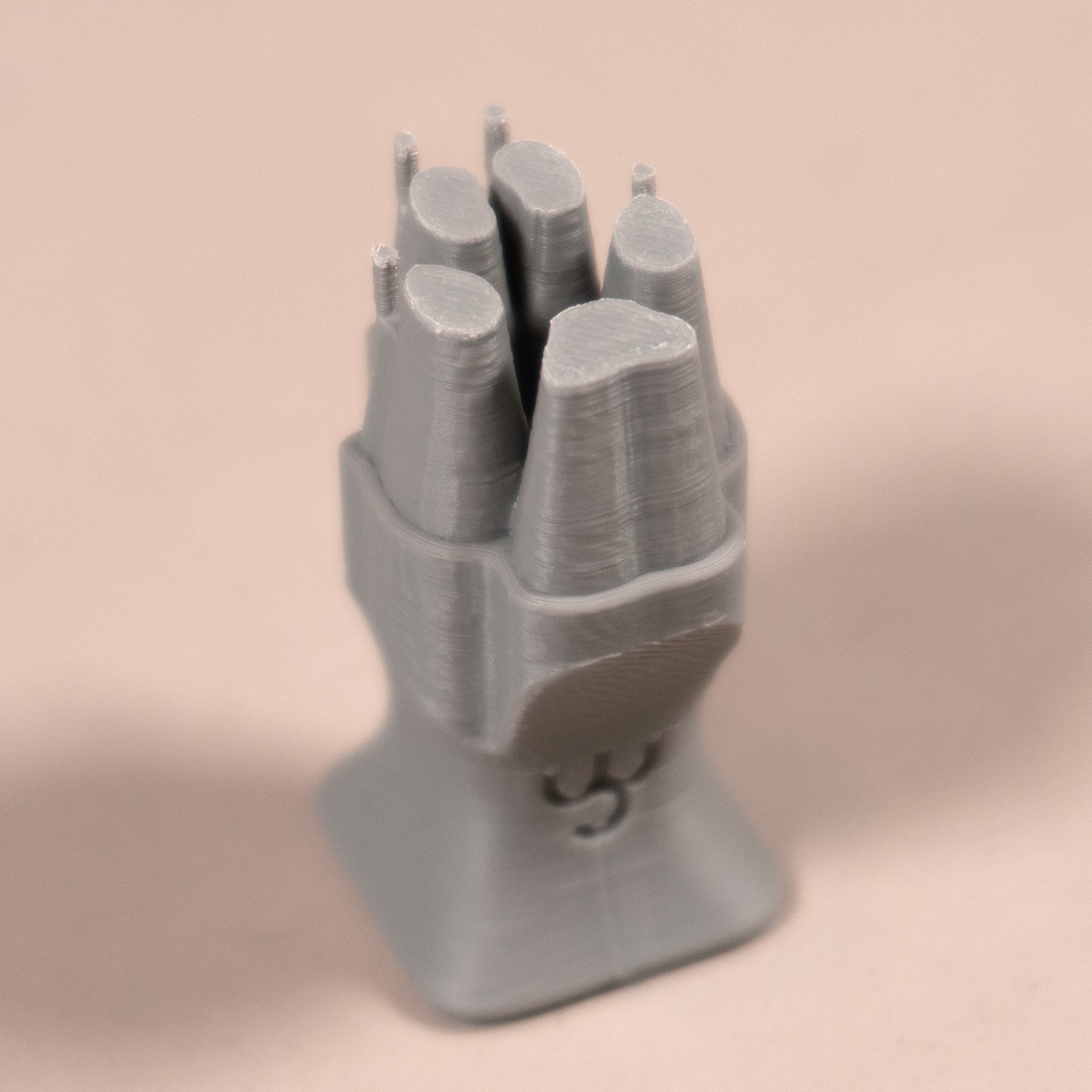 Fox Paw Stamp - Medium - Style 1 - Ceramind® Tools