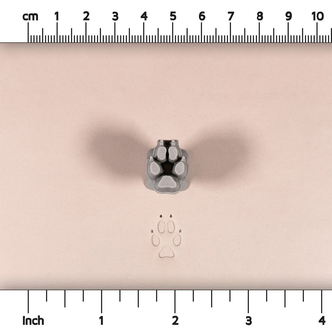 Fox Paw Stamp - Medium - Style 1 - Ceramind® Tools
