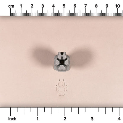 Fox Paw Stamp - Medium - Style 1 - Ceramind® Tools