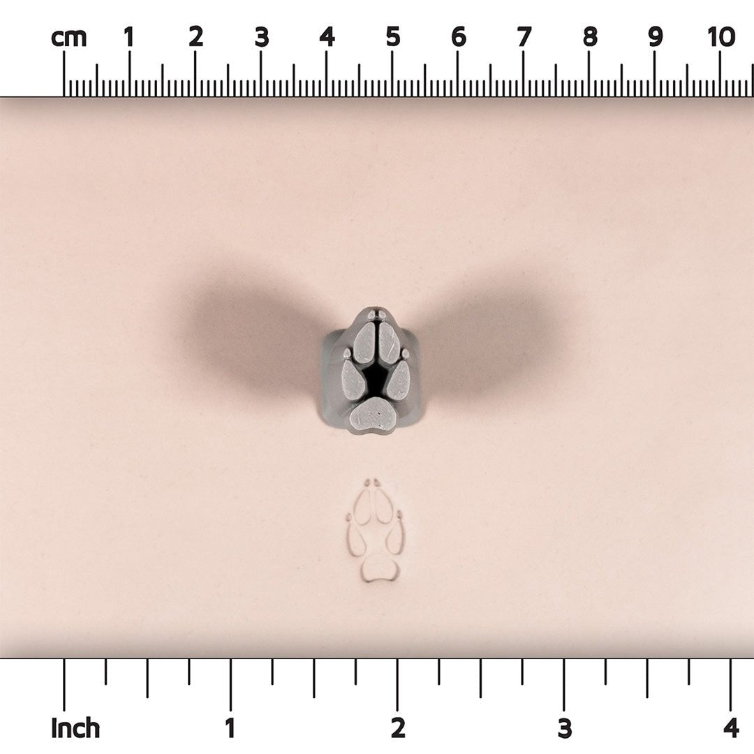 Fox Paw Stamp - Medium - Style 2 - Ceramind® Tools