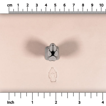 Fox Paw Stamp - Medium - Style 2 - Ceramind® Tools