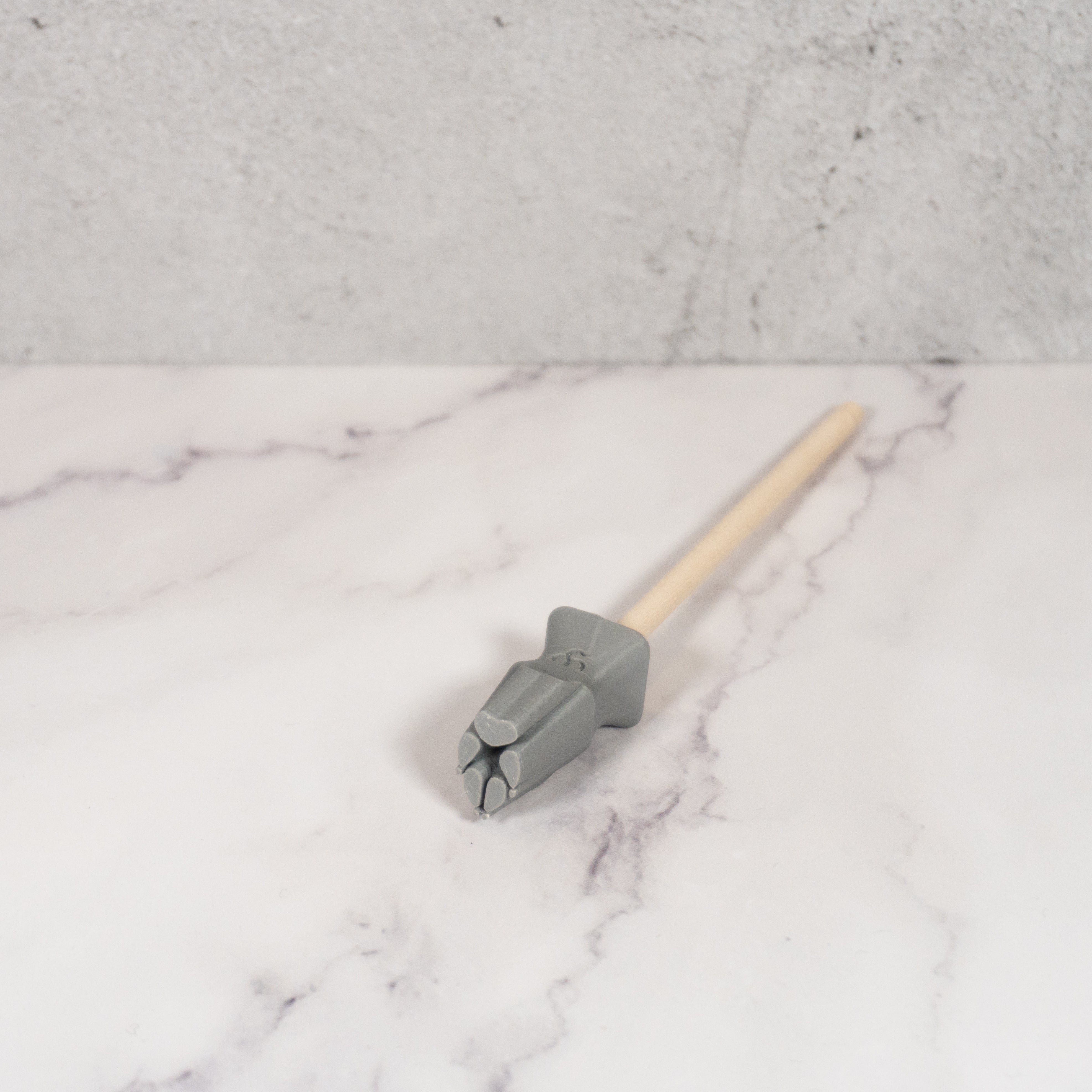 Fox Paw Stamp - Medium - Style 2 - Ceramind® Tools