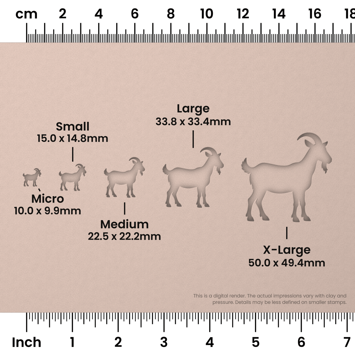 Goat Stamps - Ceramind® Tools