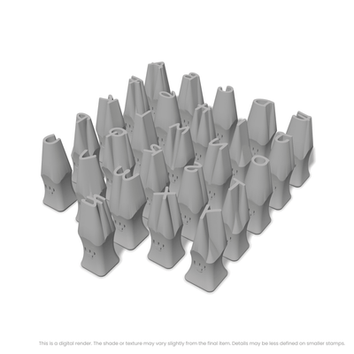 Gochi Hand | All Caps | Alphabet Stamp Sets - Ceramind® Tools