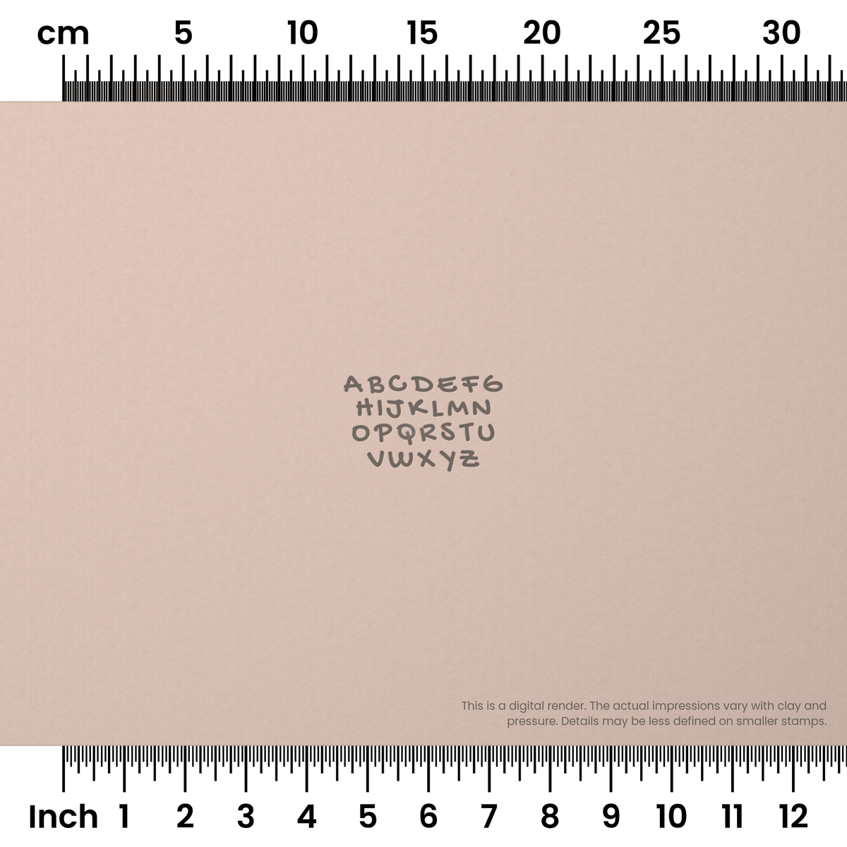 Gochi Hand | All Caps | Alphabet Stamp Sets - Ceramind® Tools