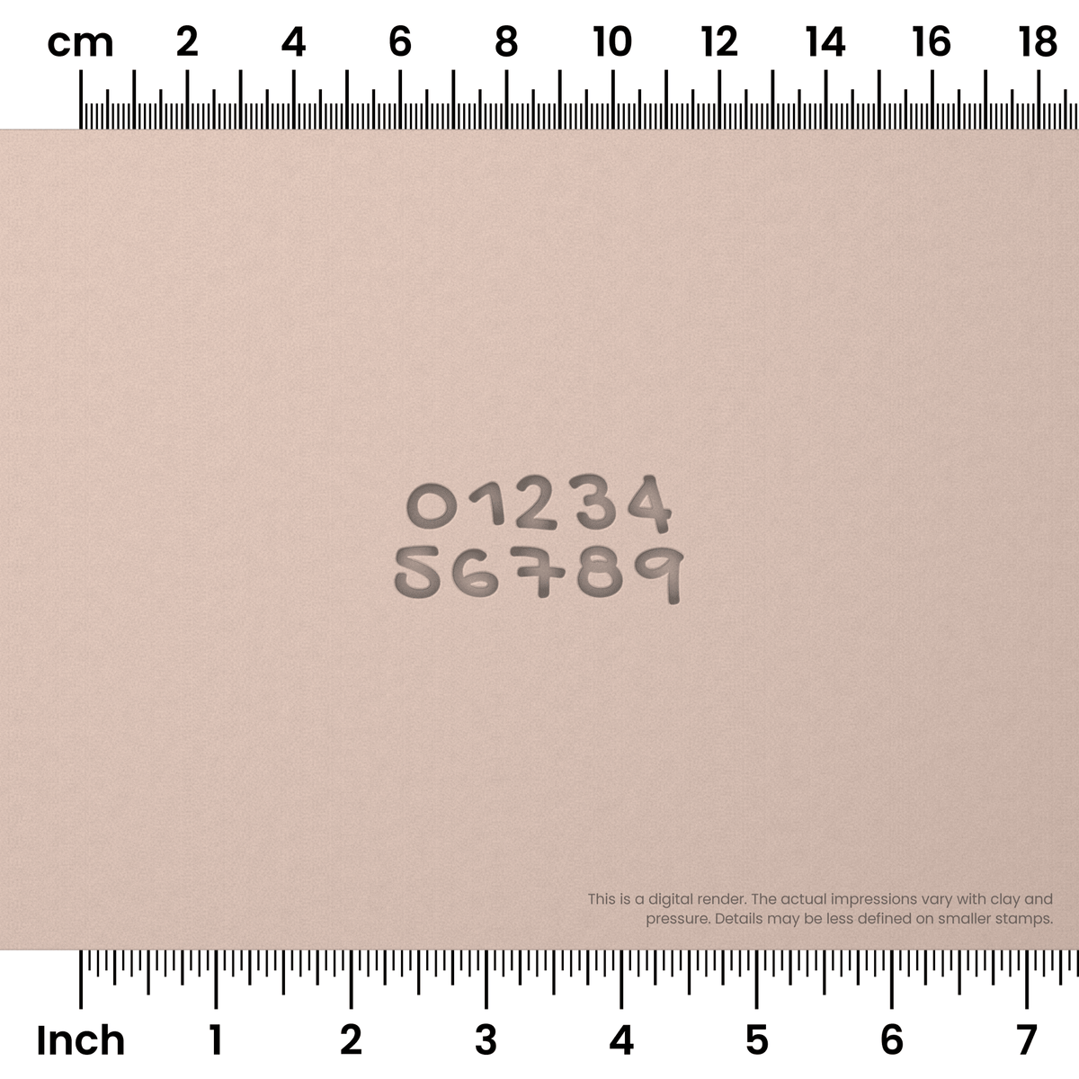 Gochi Hand | Number Stamp Sets - Ceramind® Tools