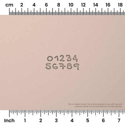 Gochi Hand | Number Stamp Sets - Ceramind® Tools