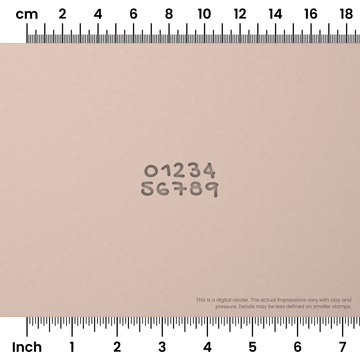 Gochi Hand | Number Stamp Sets - Ceramind® Tools