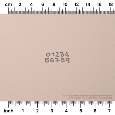 Gochi Hand | Number Stamp Sets - Ceramind® Tools