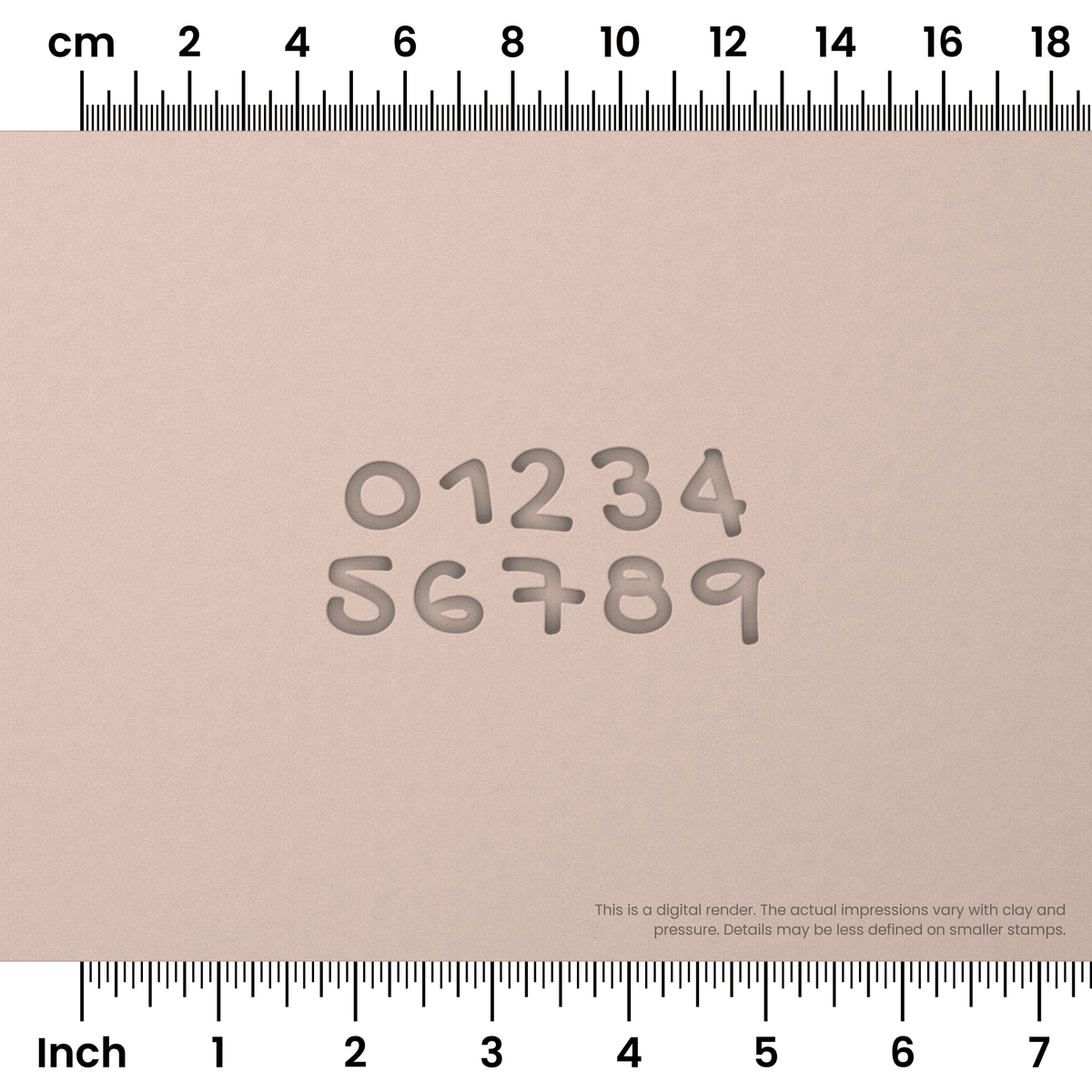 Gochi Hand | Number Stamp Sets - Ceramind® Tools