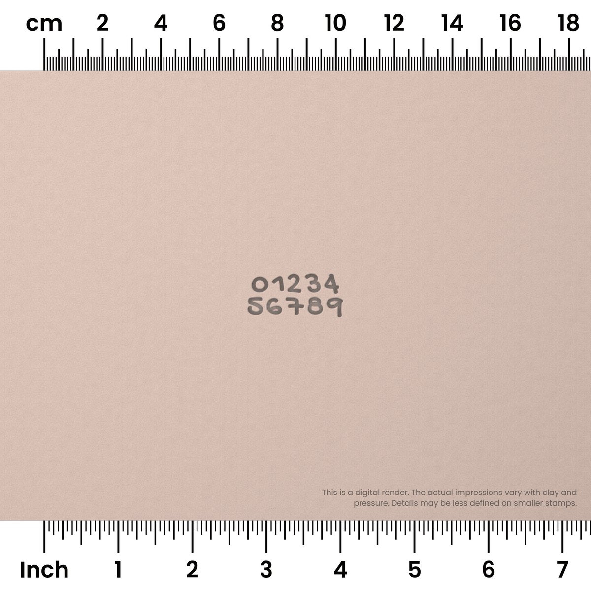 Gochi Hand | Number Stamp Sets - Ceramind® Tools