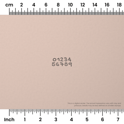 Gochi Hand | Number Stamp Sets - Ceramind® Tools