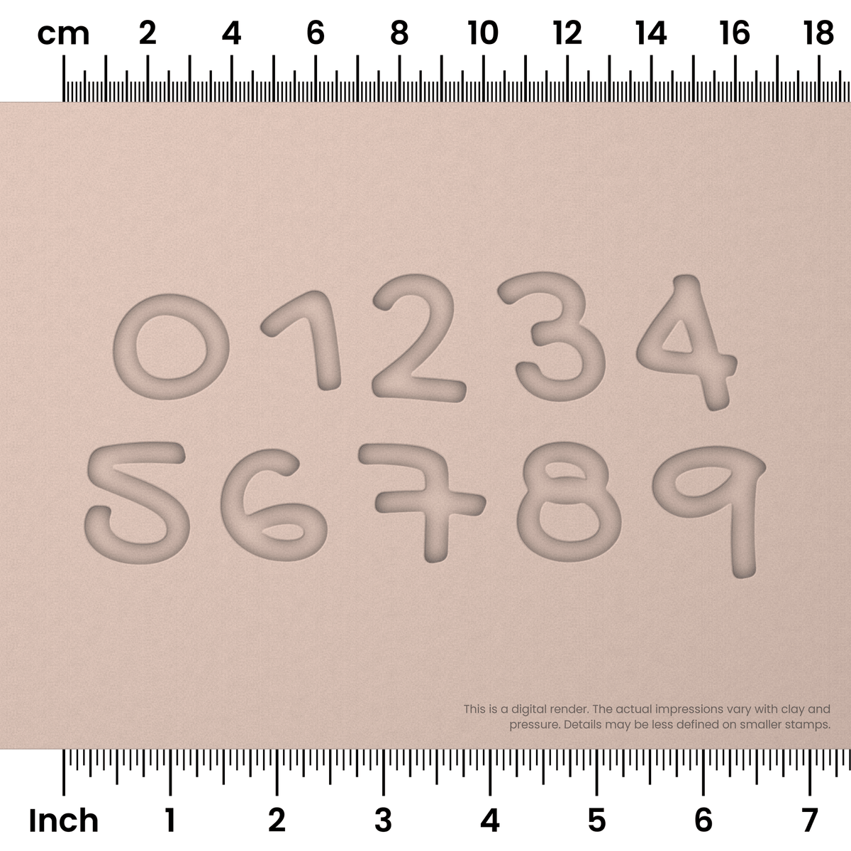 Gochi Hand | Number Stamp Sets - Ceramind® Tools