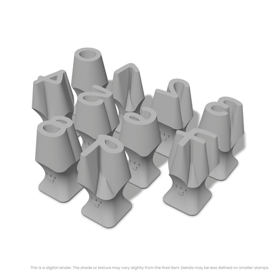Gochi Hand | Number Stamp Sets - Ceramind® Tools