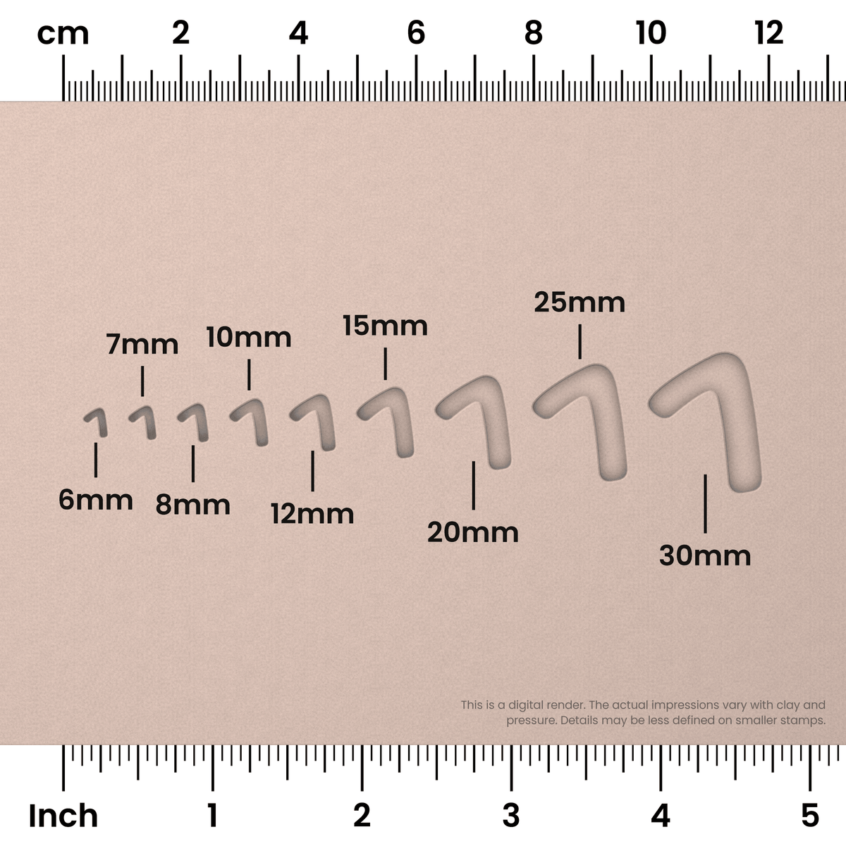 Gochi Hand | Number Stamp Sets - Ceramind® Tools