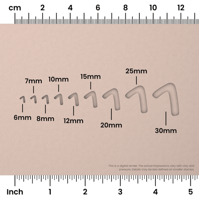 Gochi Hand | Number Stamp Sets - Ceramind® Tools