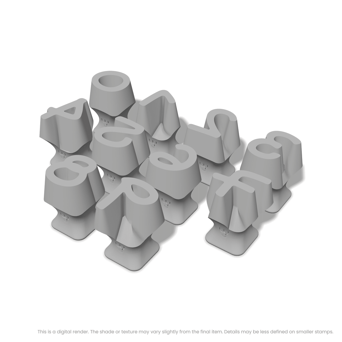 Gochi Hand | Number Stamp Sets - Ceramind® Tools
