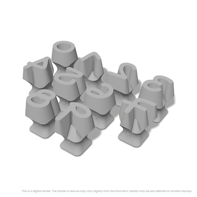 Gochi Hand | Number Stamp Sets - Ceramind® Tools