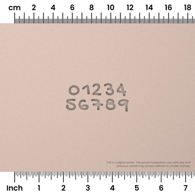 Gochi Hand | Number Stamp Sets - Ceramind® Tools