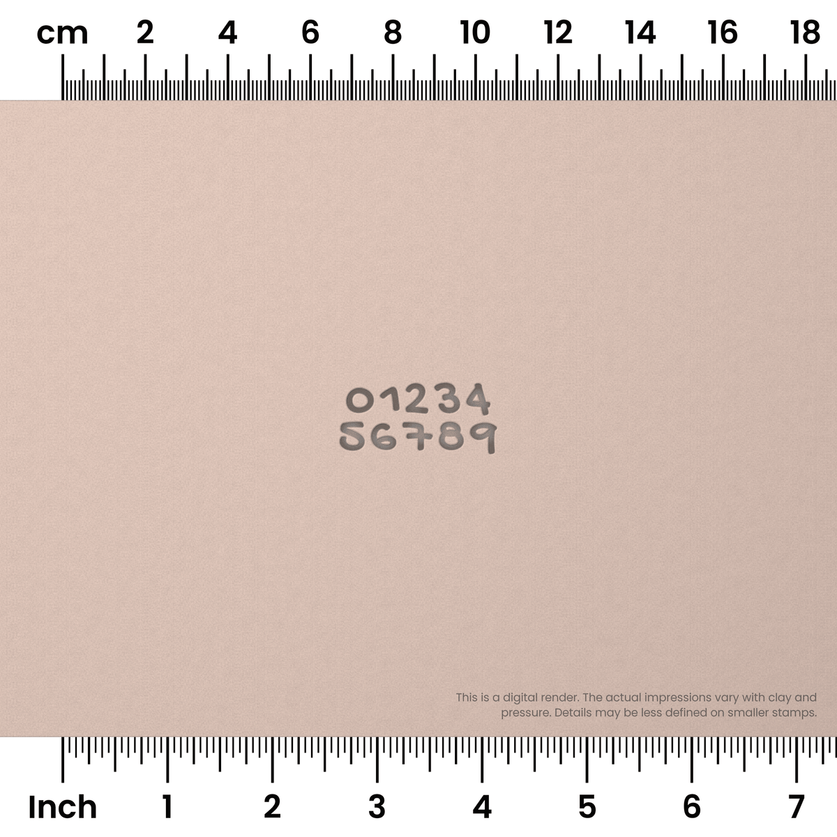 Gochi Hand | Number Stamp Sets - Ceramind® Tools