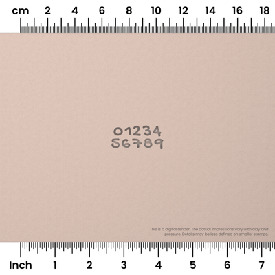 Gochi Hand | Number Stamp Sets - Ceramind® Tools