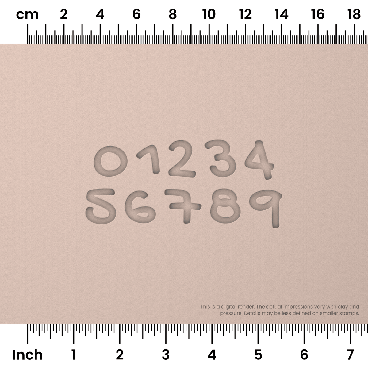 Gochi Hand | Number Stamp Sets - Ceramind® Tools