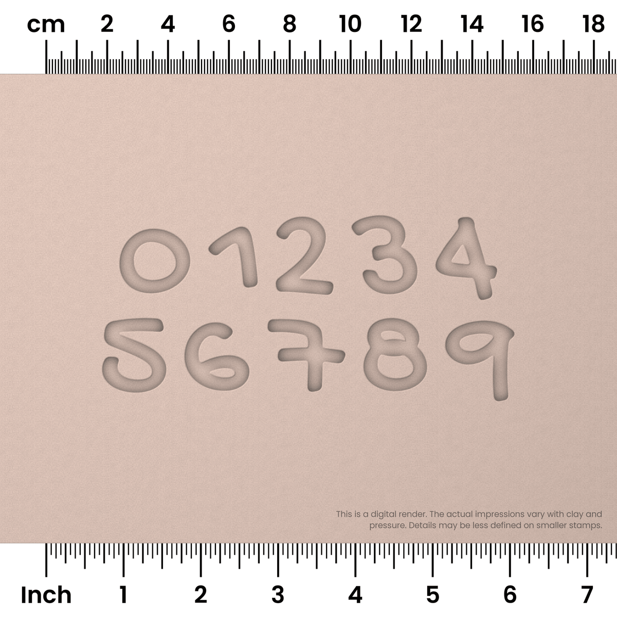 Gochi Hand | Number Stamp Sets - Ceramind® Tools