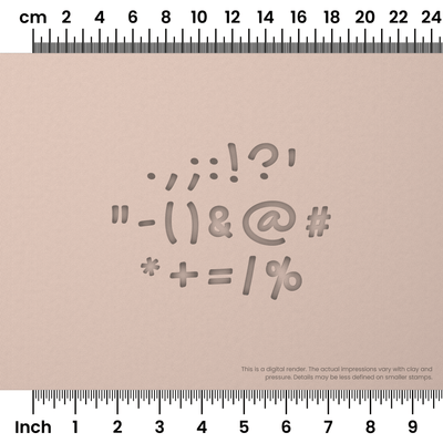 Gochi Hand | Symbol Stamp Sets - Ceramind® Tools