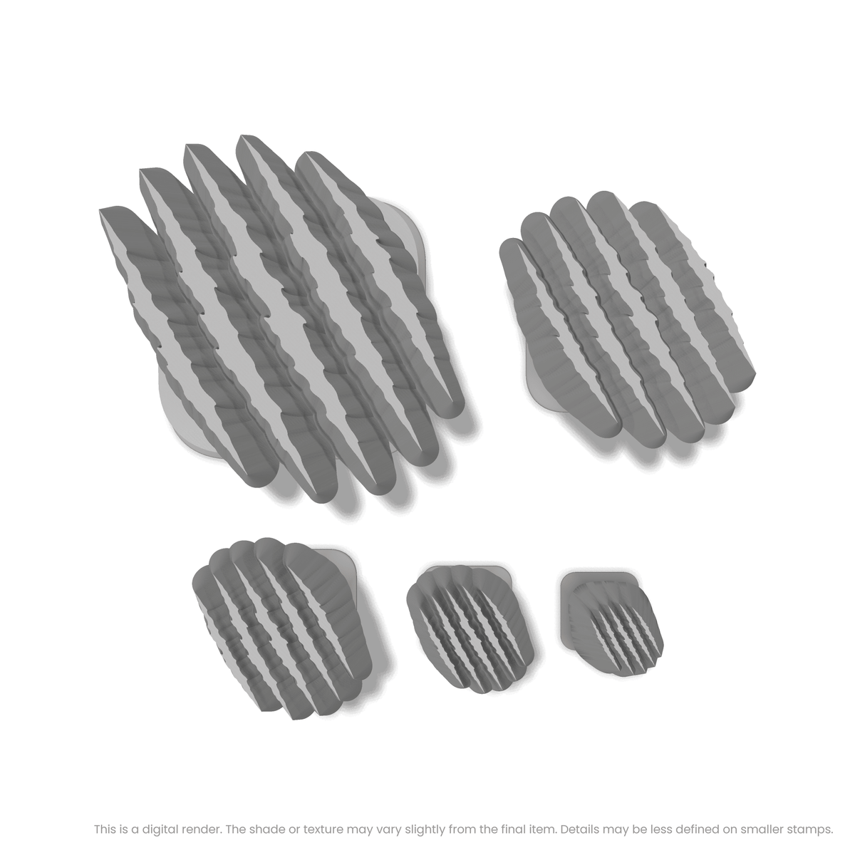 Halloween Five Claw Marks Stamps - Ceramind® Tools
