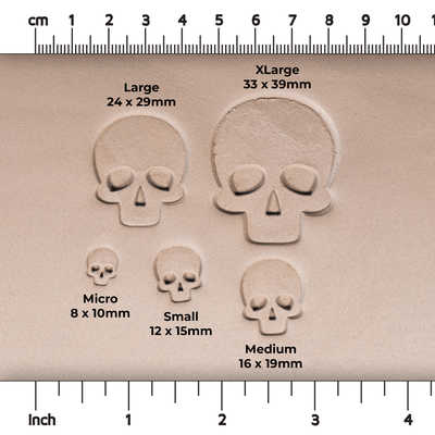Halloween Human Skull Stamps - Ceramind® Tools