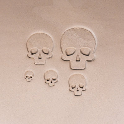 Halloween Human Skull Stamps - Ceramind® Tools