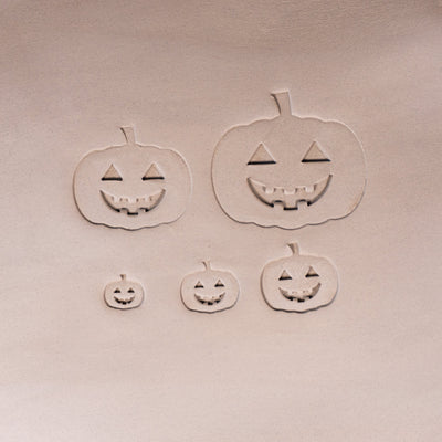 Halloween Jack - o - Lantern Pumpkin Stamps - Style 1 - Ceramind® Tools