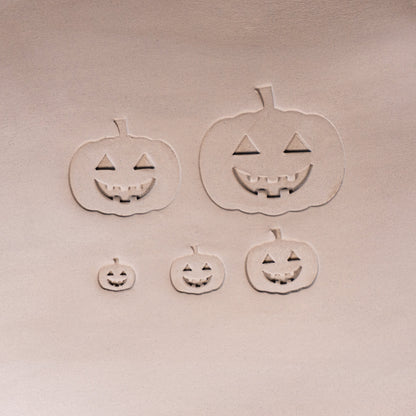 Halloween Jack - o - Lantern Pumpkin Stamps - Style 1 - Ceramind® Tools