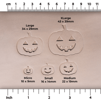 Halloween Jack - o - Lantern Pumpkin Stamps - Style 1 - Ceramind® Tools