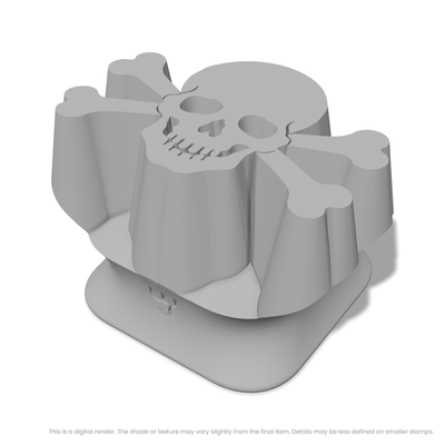 Halloween Skull & Crossbones Stamps - Ceramind® Tools