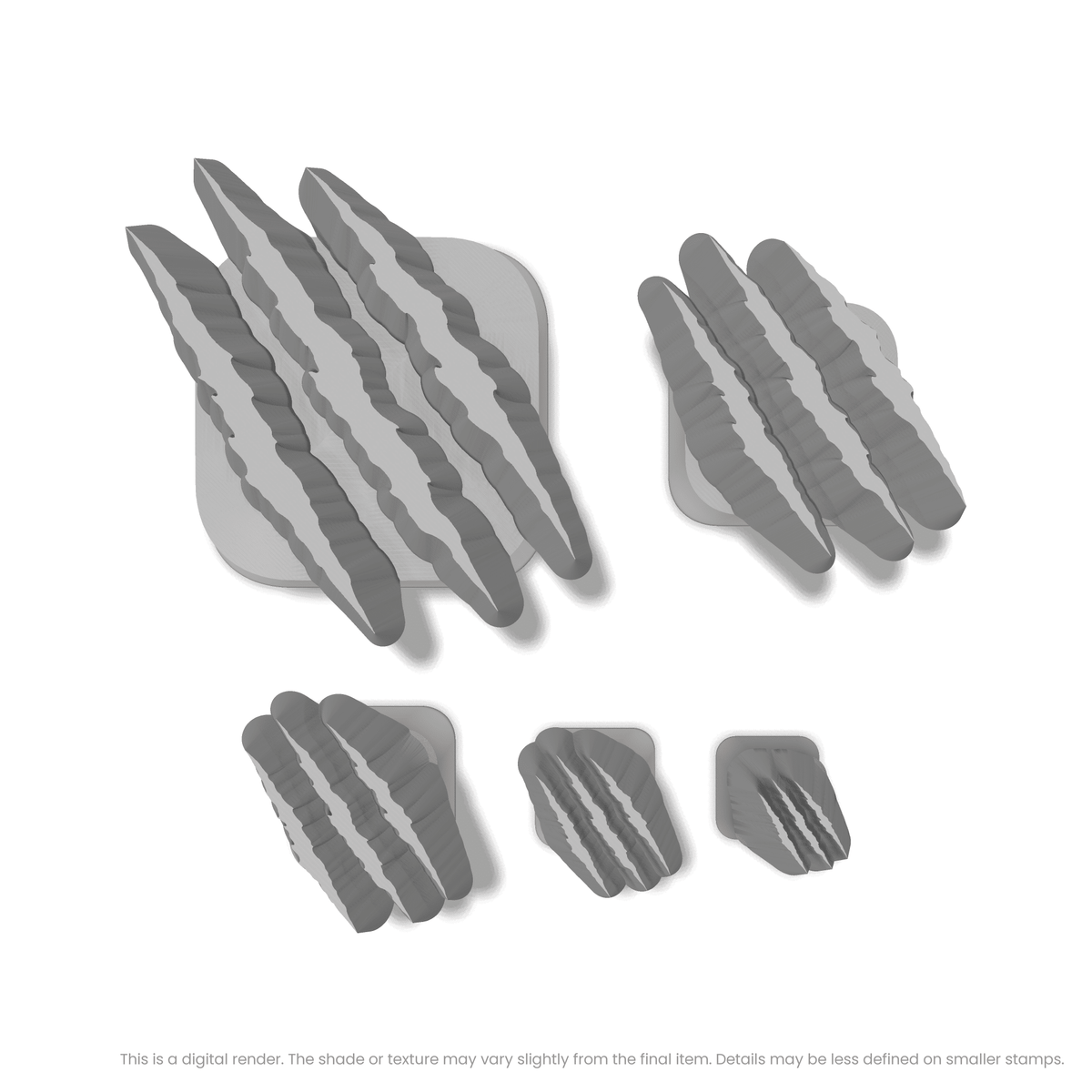 Halloween Three Claw Marks Stamps - Ceramind® Tools