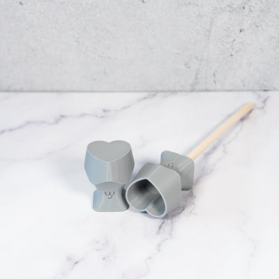 Heart Stamp Set of 10 - Ceramind® Tools