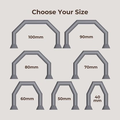 Hexagon Handle | Master Slip Casting Mold Kit | 3 Styles, 7 Sizes, 21 Total Variations - Ceramind® Tools
