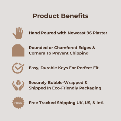 Hexagon Handle Slip Casting Mold | 7 Sizes & 3 Variations - Ceramind® Tools