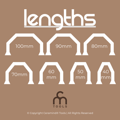 Hexagon Handle Slip Casting Mold | 7 Sizes & 3 Variations - Ceramind® Tools