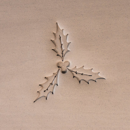 Holly Leaf & Berry Stamps - 3 Sizes - Ceramind® Tools