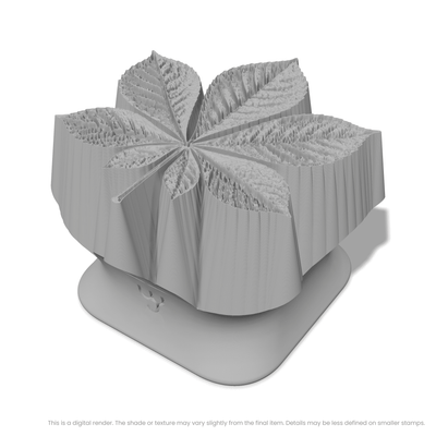 Horse Chestnut Leaf Stamps - Photo Textured - Ceramind® Tools