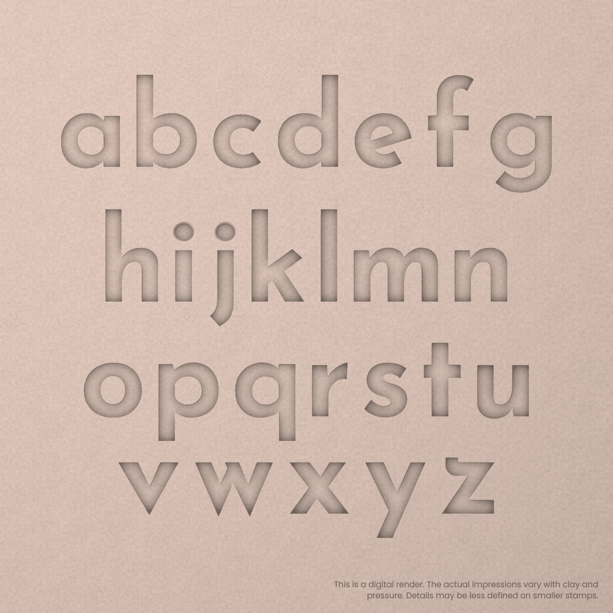 Josefin Sans | Font Rail Stamp Sets | Letters, Numbers, and Symbols - Ceramind® Tools