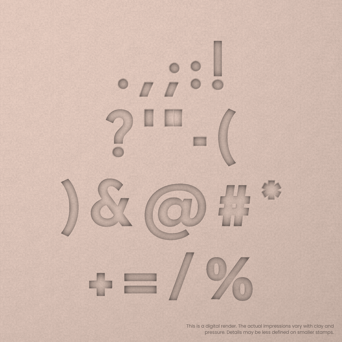 Josefin Sans | Font Rail Stamp Sets | Letters, Numbers, and Symbols - Ceramind® Tools