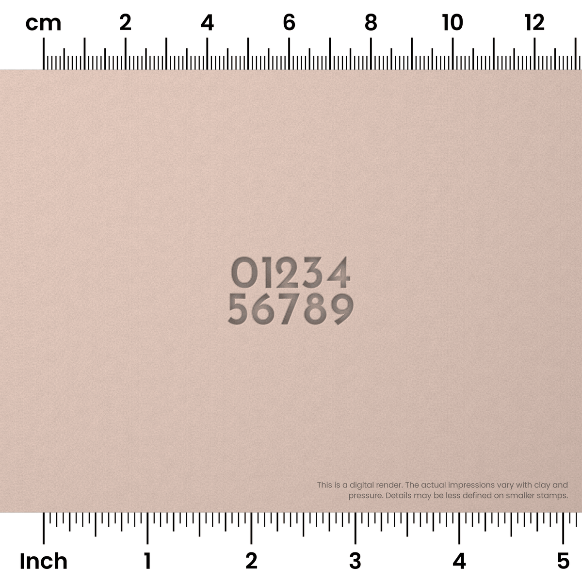 Josefin Sans | Number Stamp Sets - Ceramind® Tools