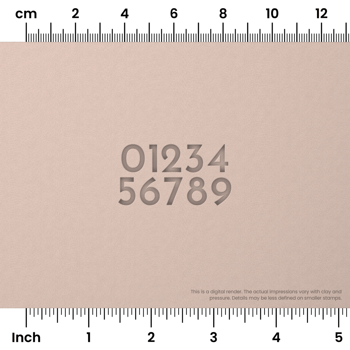 Josefin Sans | Number Stamp Sets - Ceramind® Tools